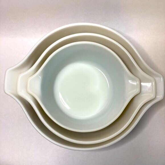 Vintage Pyrex Homestead Casserole Set with Solid Lids - Picture 15 of 15